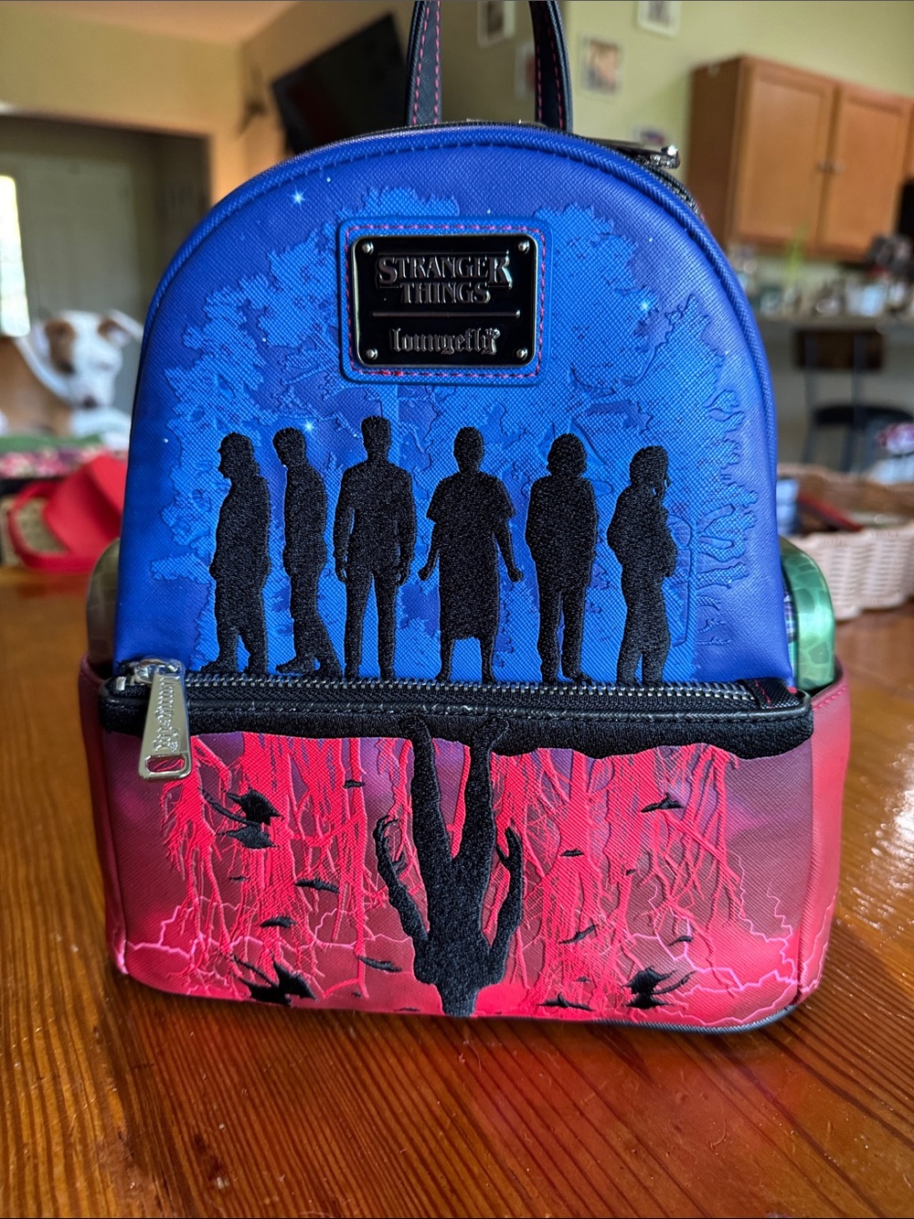 Strange things lounge fly back pack
